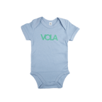 Logo Baby Grow - Dusty Blue
