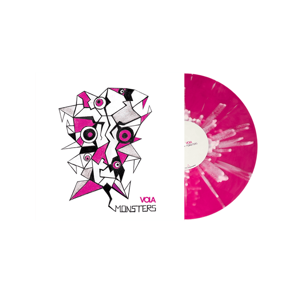 Vola-Monsters-Vinyl-PinkWhite-Splatter